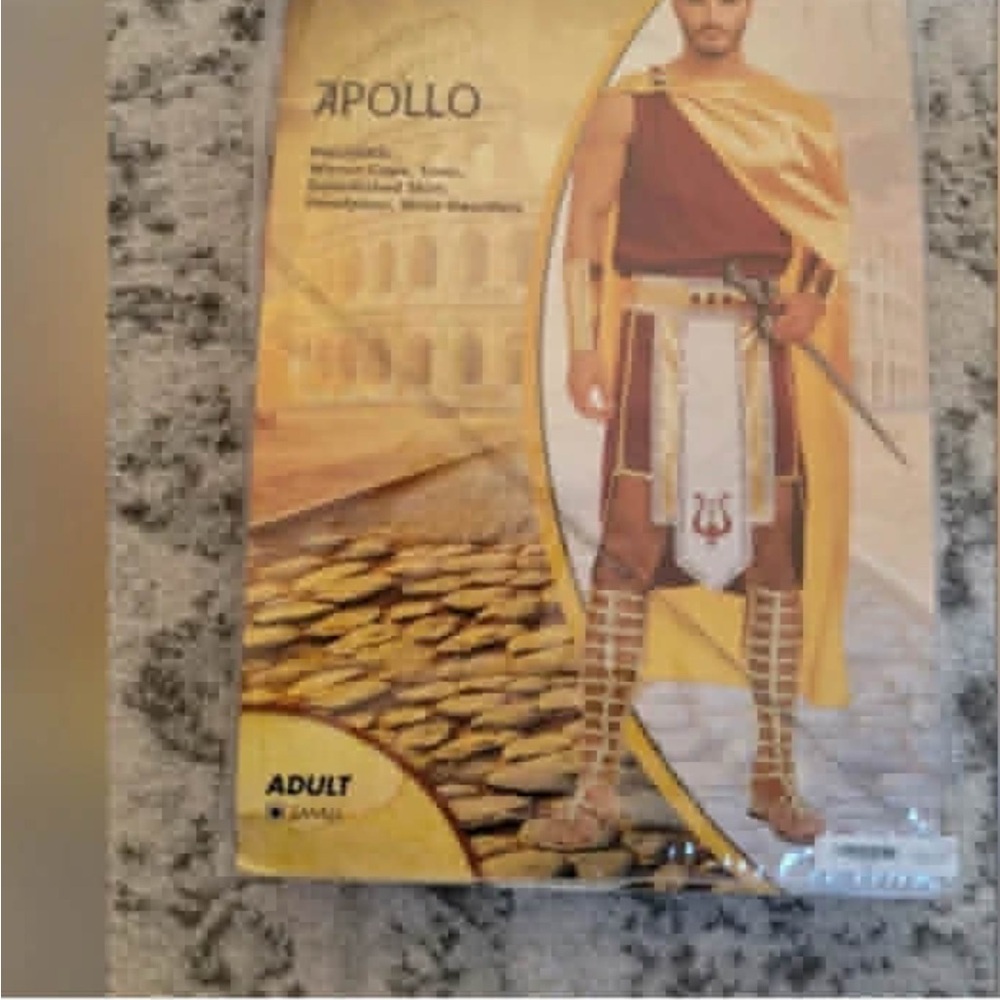 Spirit Apollo Costume in Brown and Gold